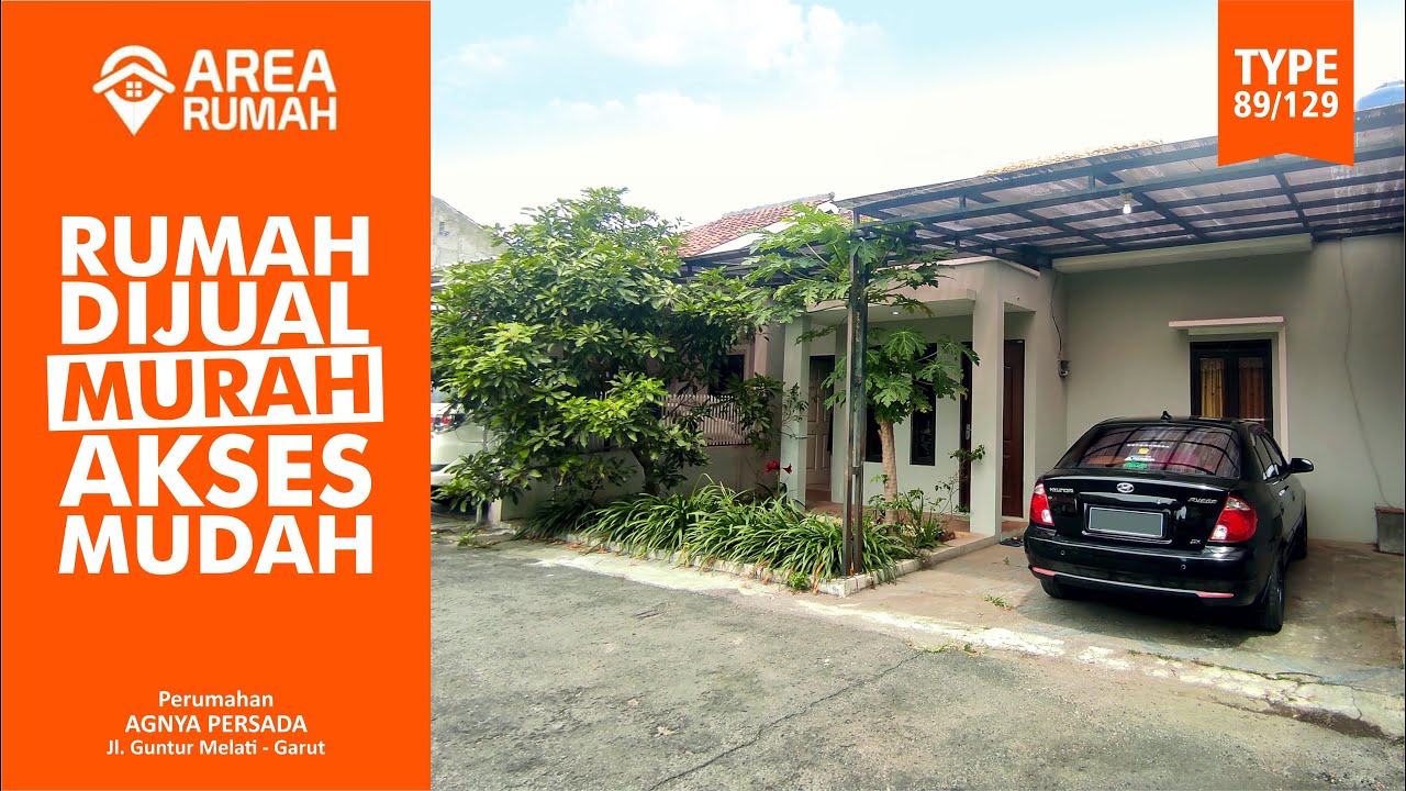 Rumah Type 89/129 Dijual Murah Dengan Akses Mudah | Agnya Persada | Rp. 520 Juta | Area Garut