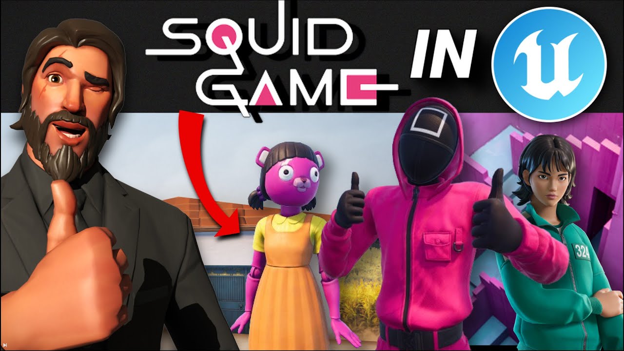 Создание островов SQUID GAME в Fortnite Creative/UEFN! (Полное руководство)