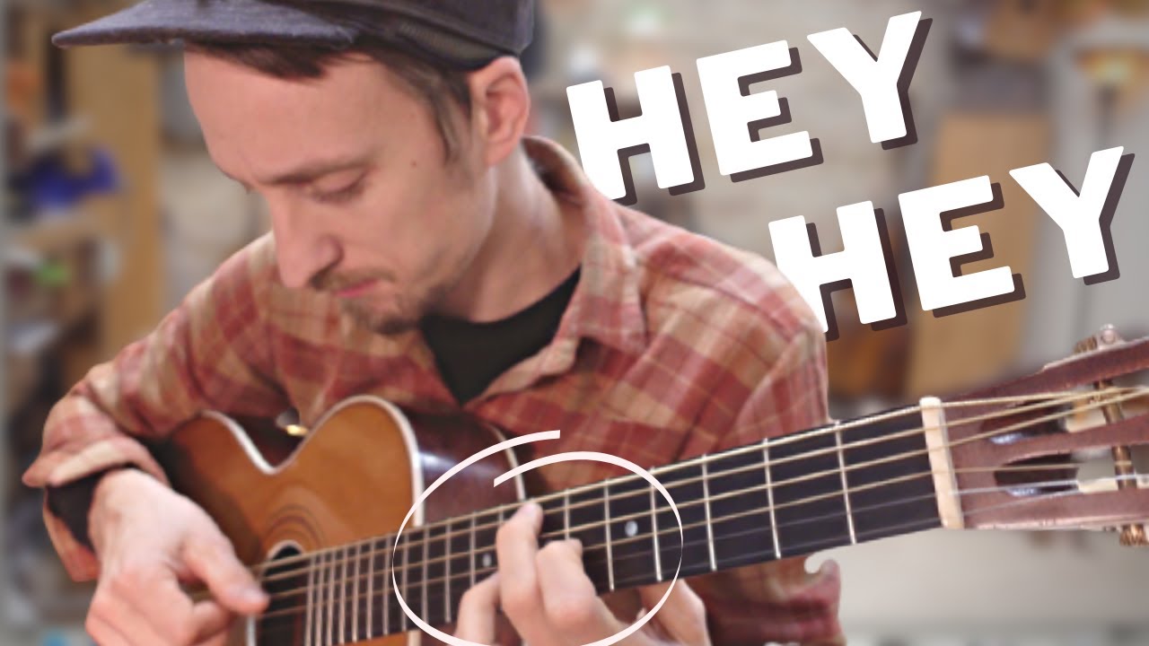 Big Bill Broonzy, HEY HEY | Урок игры на гитаре | Фолк-блюзовое обучение игре на гитаре