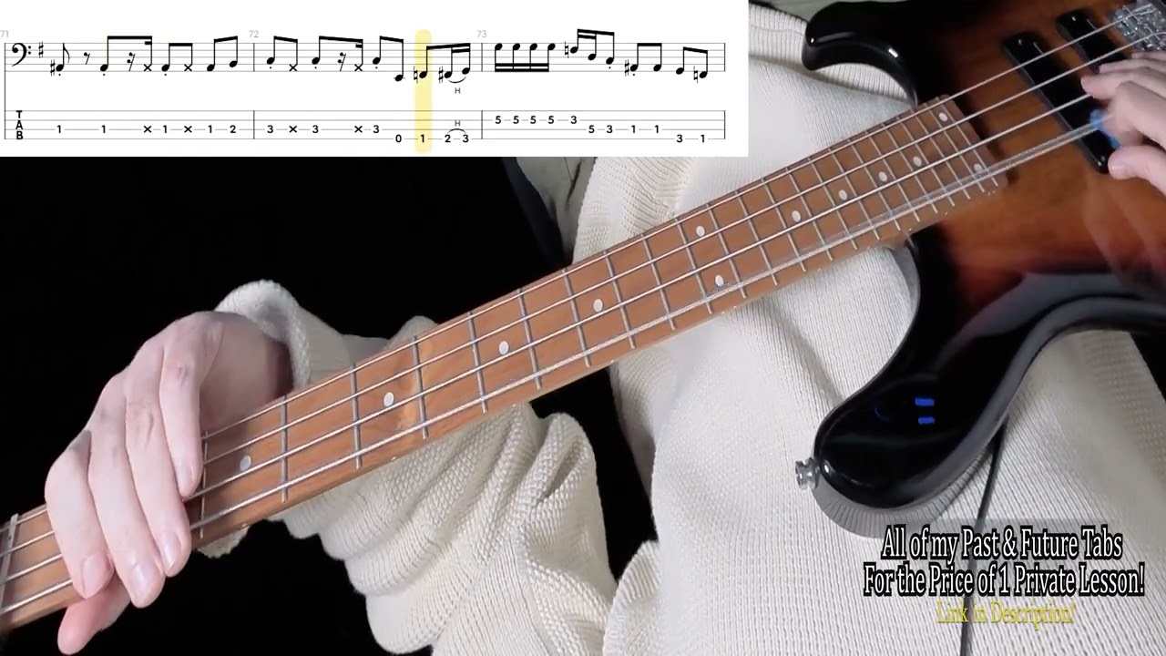 Paul Simon-50 Ways to Leave Your Lover-Bass Play-Along-with Animated Bass Tab