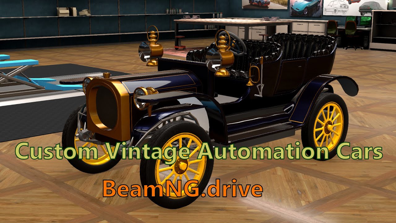 Custom Vintage Automation Cars - BeamNG.drive