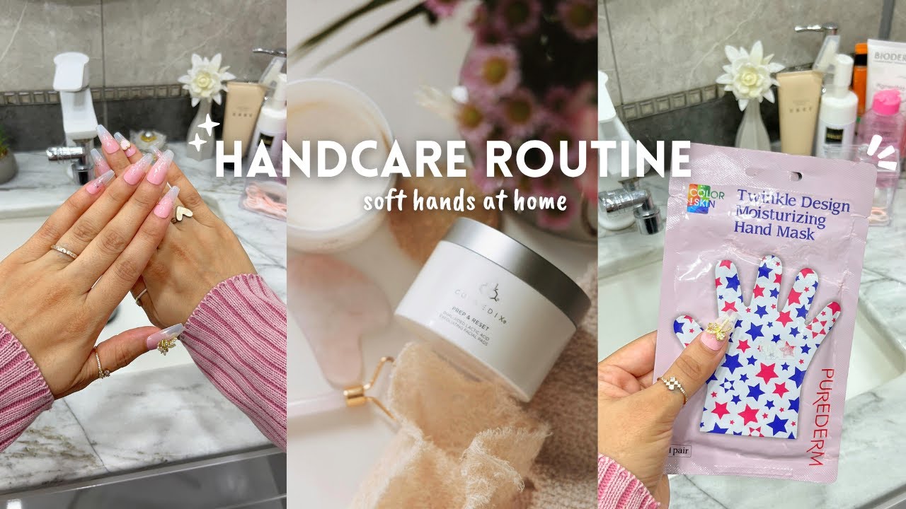 How I Get Soft Hands at Home 🫧 my hand & nail care routine  💅