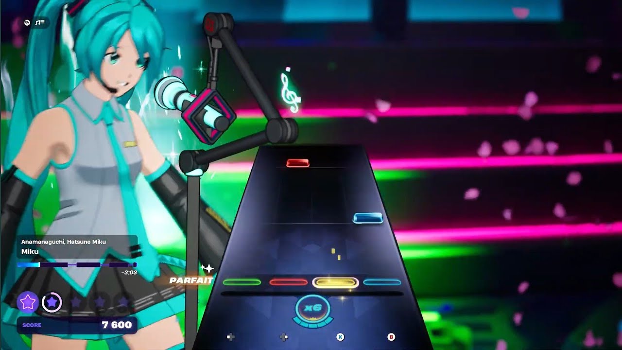 Fortnite Festival: Miku - Anamanaguchi (Medium, Mic) [2025/01/28]