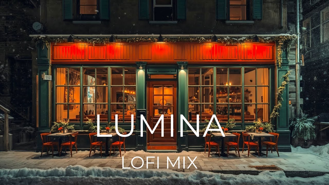 Midnight Lofi Café ambience- lofi vibes for chill and relax