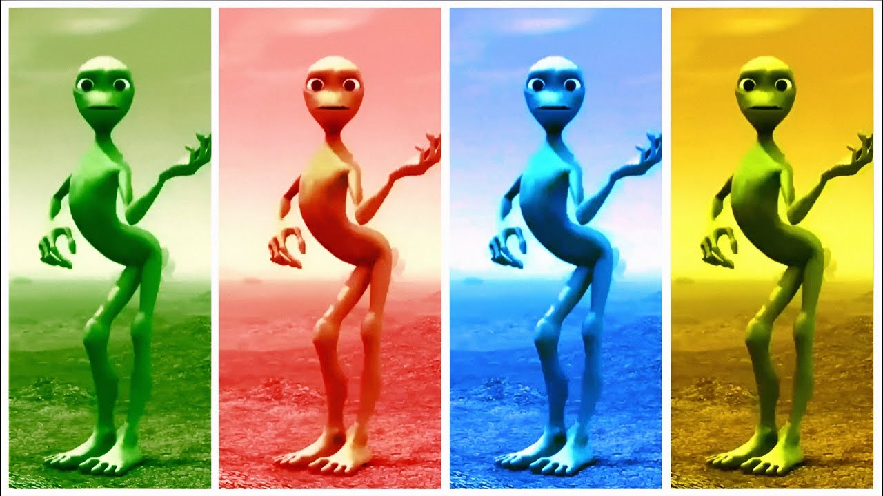 Alien dance | Green alien dance | Alien dance reaction