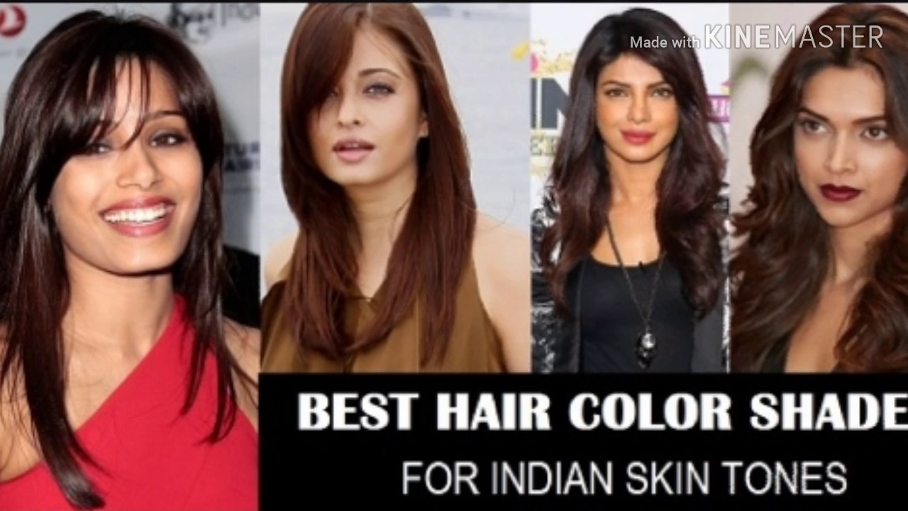 Best Hair Color for Indian Skin Tones👧👧
