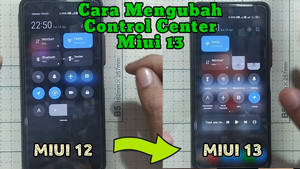 Begini!!! Cara Mengubah Control Center Miui 12 Ke Miui 13