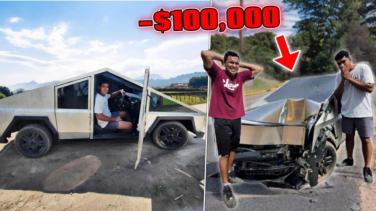 ME ROBE la CYBERTRUCK de ALFREDO LARIN 😯 y ¿LA CHOQUE?