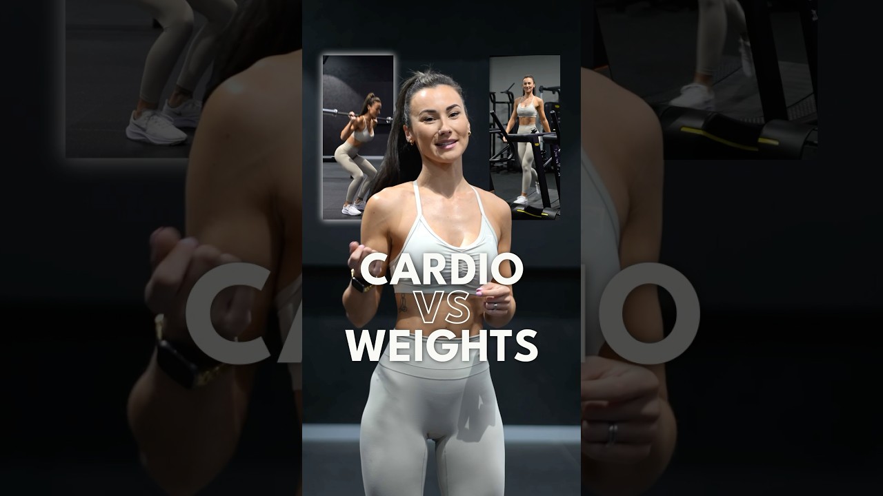 CARDIO vs WEIGHTS - which is better for weight loss? 🤔 #shorts