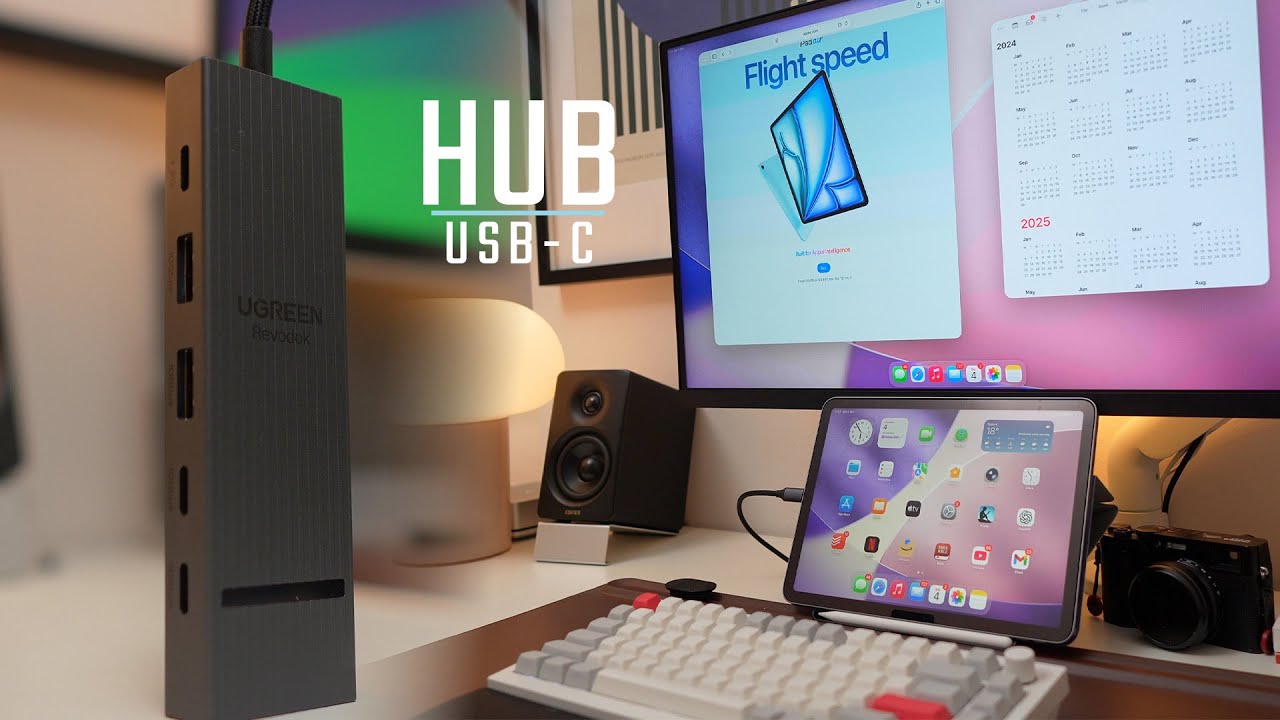 O hub USB‑C que seu MacBook e iPad Precisam: Revodok Pro 6-in-1