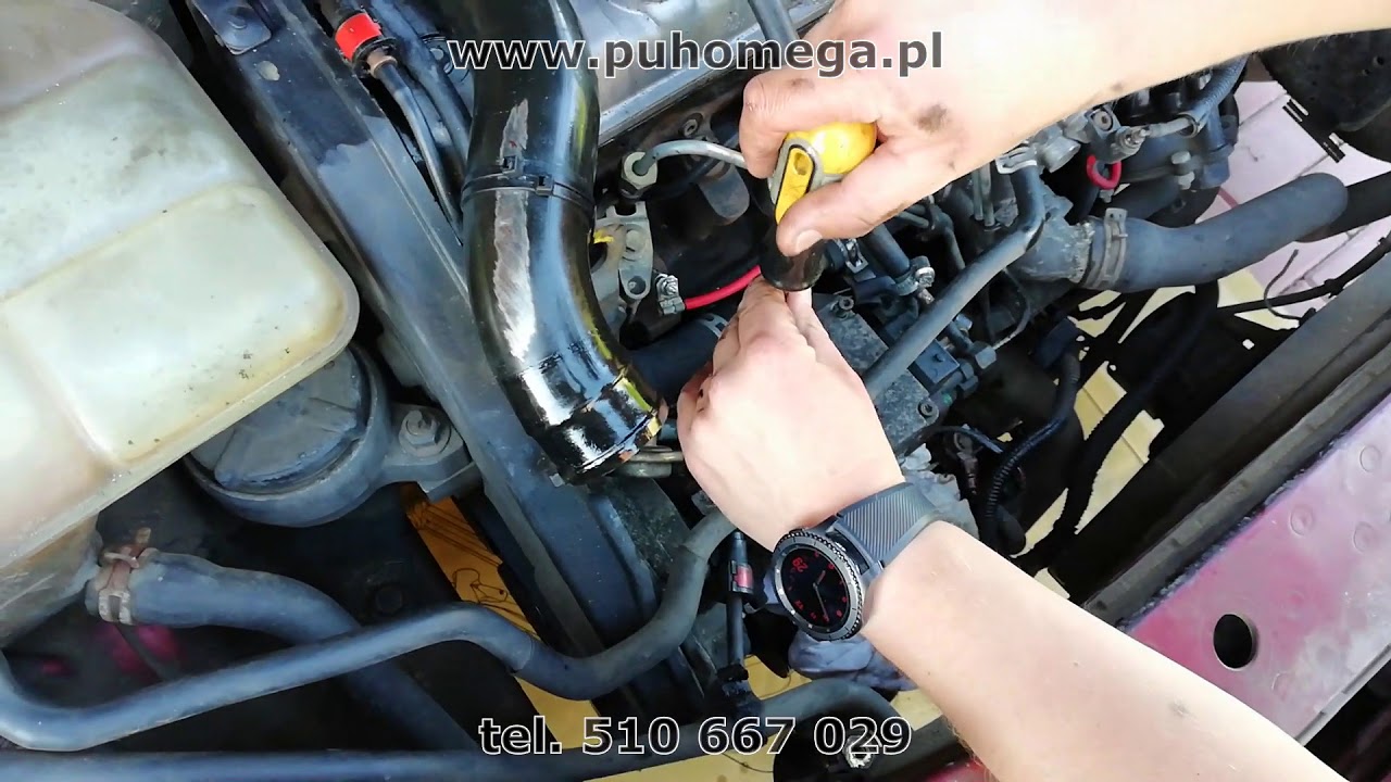 Demontaż sterownika pompy wtryskowej vp30, vp44 w samochodzie ford focus.