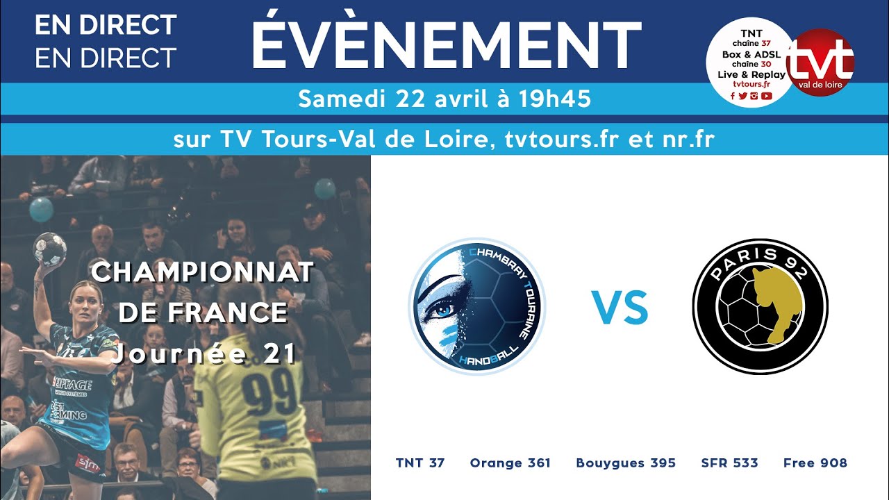 Championnat de France - Handball féminin : CTHB vs PARIS 92