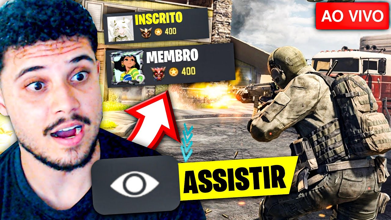 🔴BORA de ANALISAR os INSCRITOS e RANKED no COD MOBILE! (ao vivo)