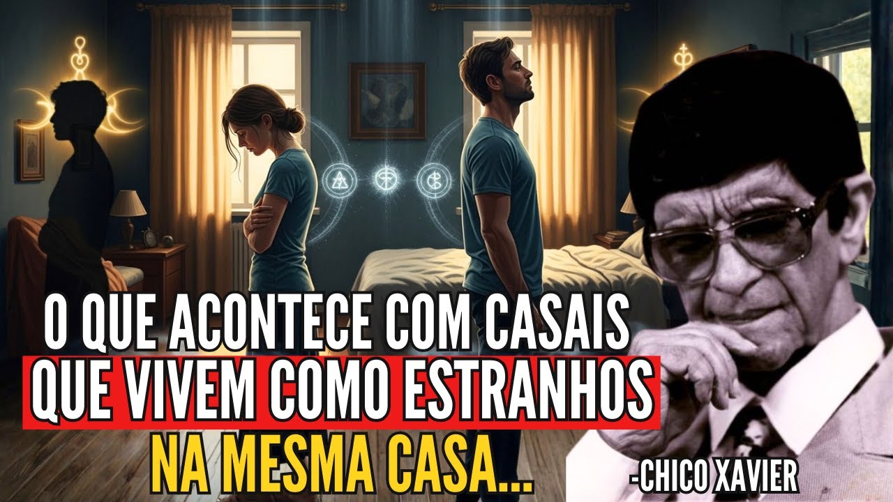 Chico Xavier Viu o que Acontece quando Casais Vivem como Estranhos sob o Mesmo Teto.
