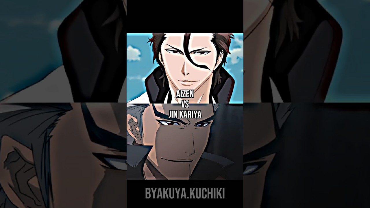 Aizen Vs Jin Kariya | Who&rsquo;s Stronger Edit 😈💯🔥 | 🧢 Or Fax #foryou #fypシ #bleach #fyp #fypyoutube
