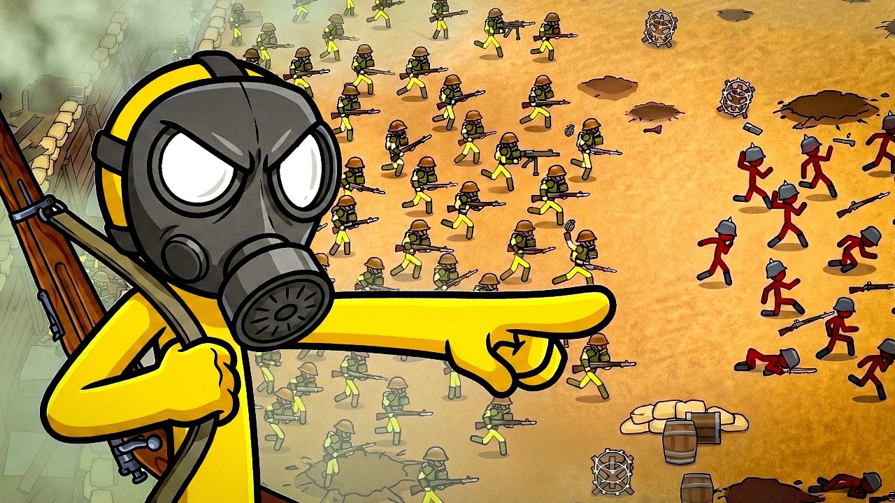 Using AMERICAN INFANTRY TACTICS To Win The War in Stickman Trenches