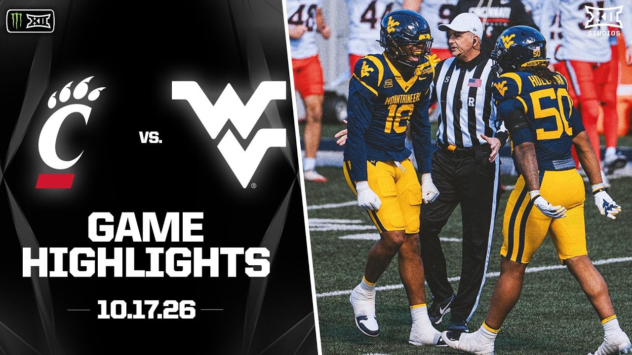 Cincinnati vs. West Virginia Game Highlights | 2026 Monster Energy Big 12 Football