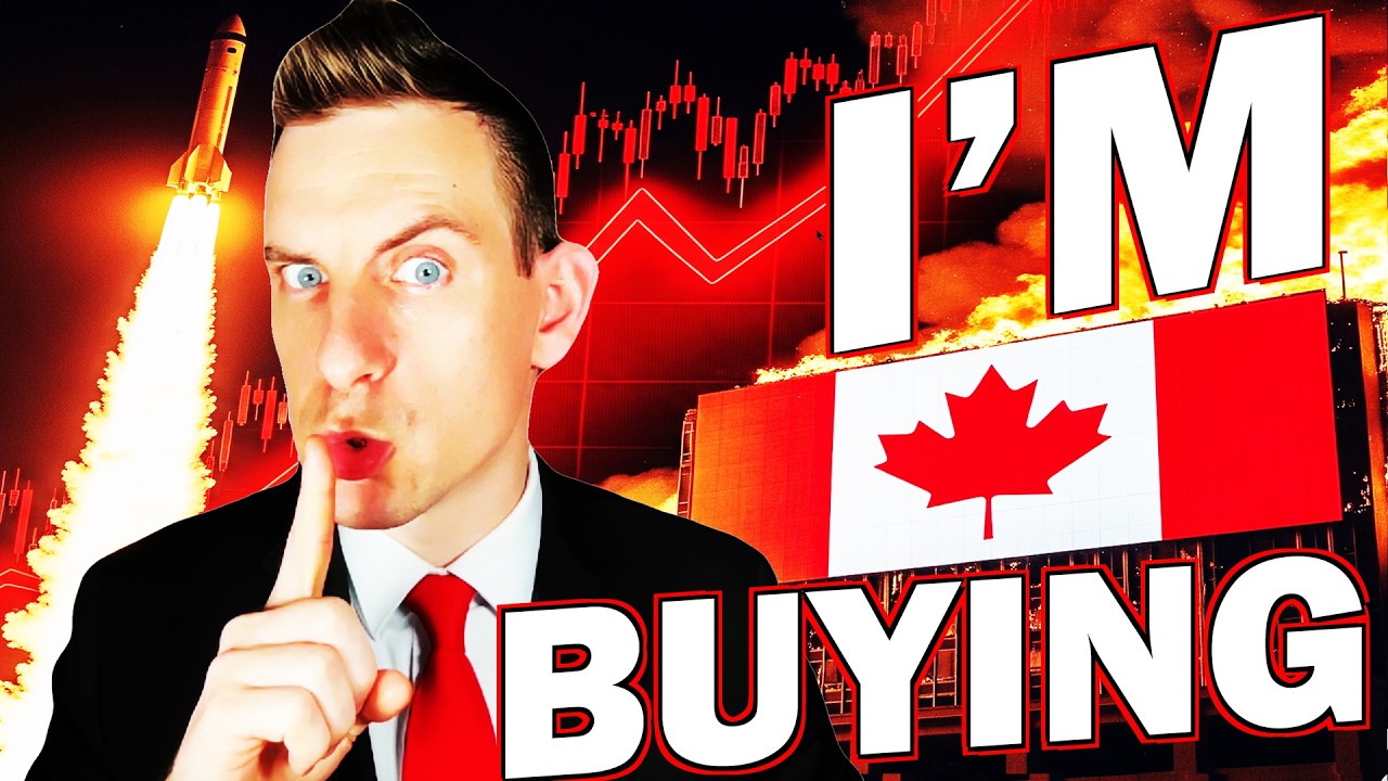 One Stock To Buy Crashing | Investing $606k Canadian Portfolio For Passive Income