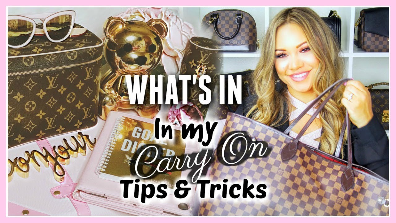 Whats in my carry on personal item and tips and tricks