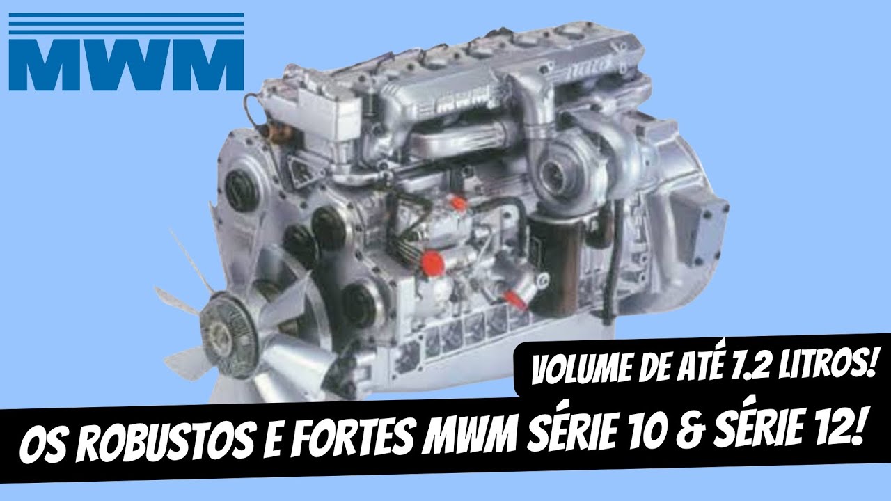 OS FORTES E ROBUSTOS MOTORES MWM SÉRIE 10 & SÉRIE 12!!