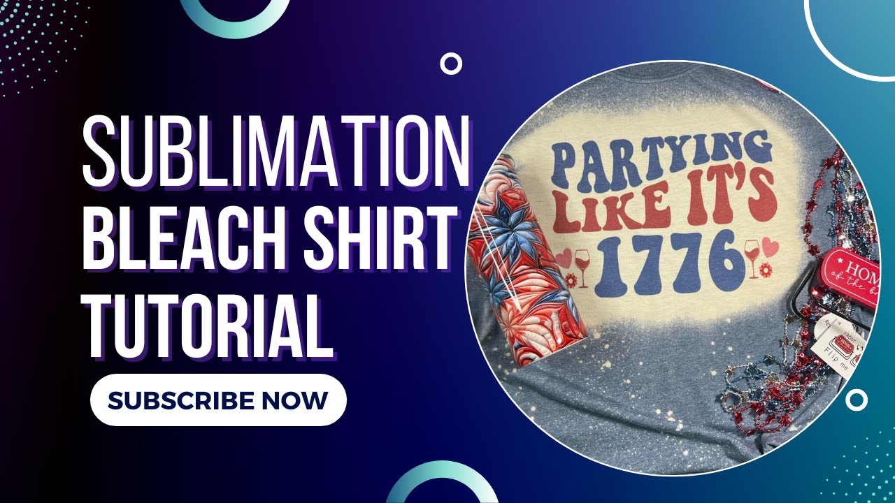 Let&rsquo;s Make a Bleach Shirt || Sublimation Bleach Shirt Tutorial