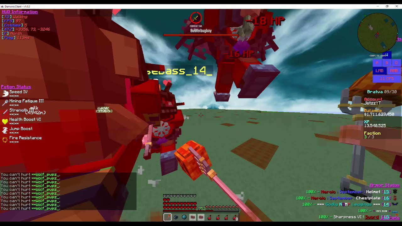 COSMIC PVP NEW *NECROSIS/KATANA* GOD KILLS (Demonic)