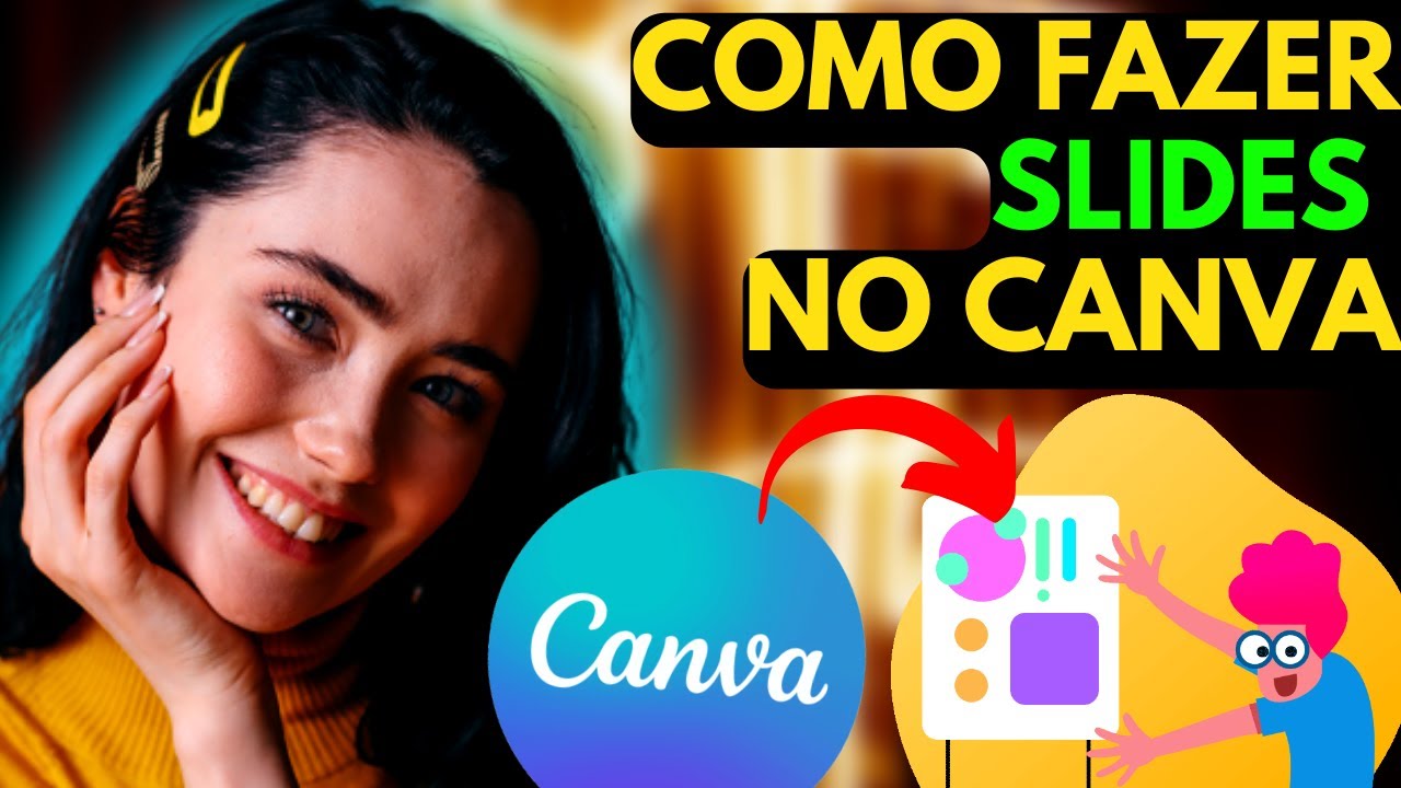 como fazer apresentação de slides usando o canva | Passo a passo no canva para iniciantes