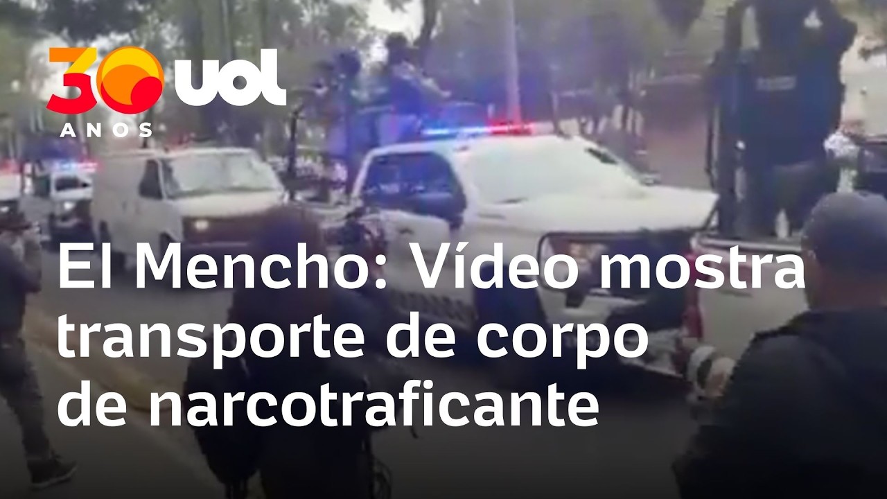 El Mencho: Vídeo mostra transporte de corpo de narcotraficante morto no México