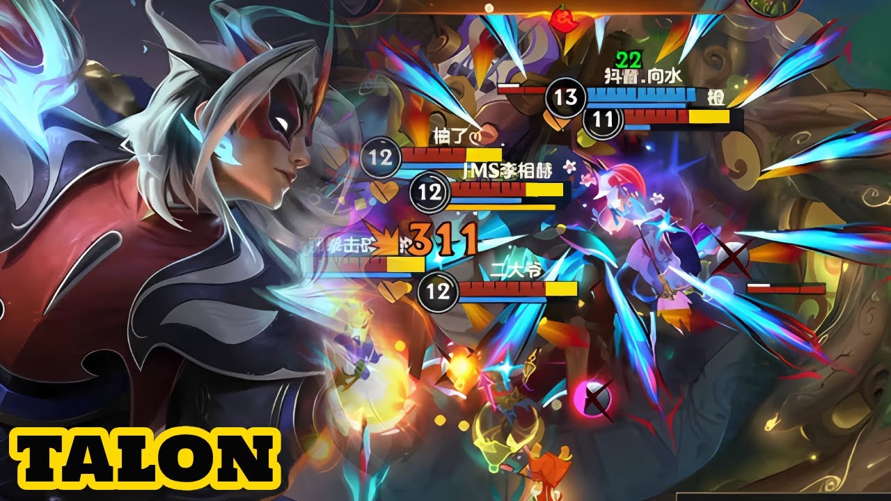 Wild Rift Talon _ Top 1 Talon (облик Splendor Opus Talon) Игровой ранг Sovereign