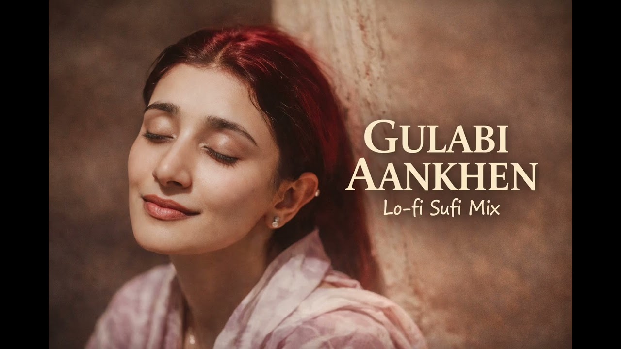 Gulabi Aankhen | Lo-fi Sufi Punjabi & Urdu MixRomantic Chill • Midnight Vibes