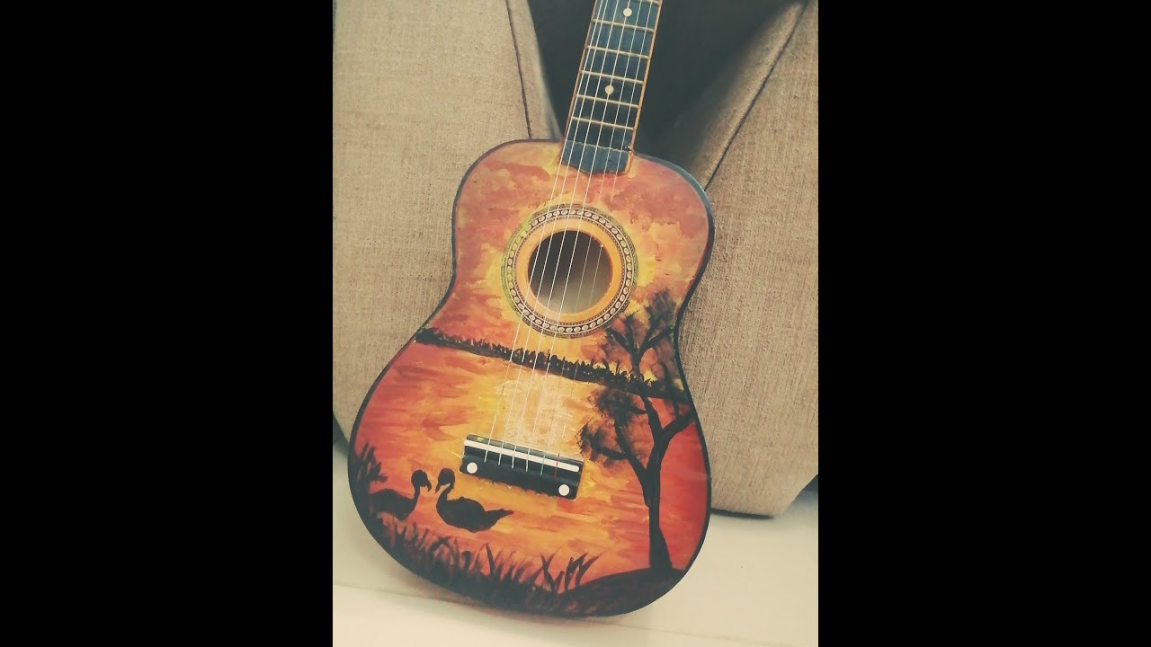 Painting my Ukulele | Quarantine Video |
