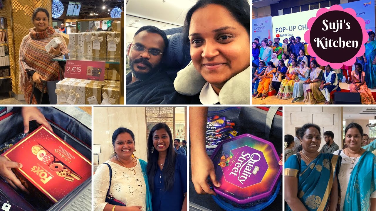 On the day of travel Vlog|| சென்னையில் முதல் நாள்|| YouTube event Vlog