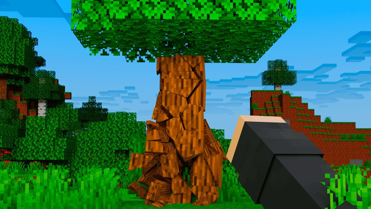 minecraft con destruccion realista
