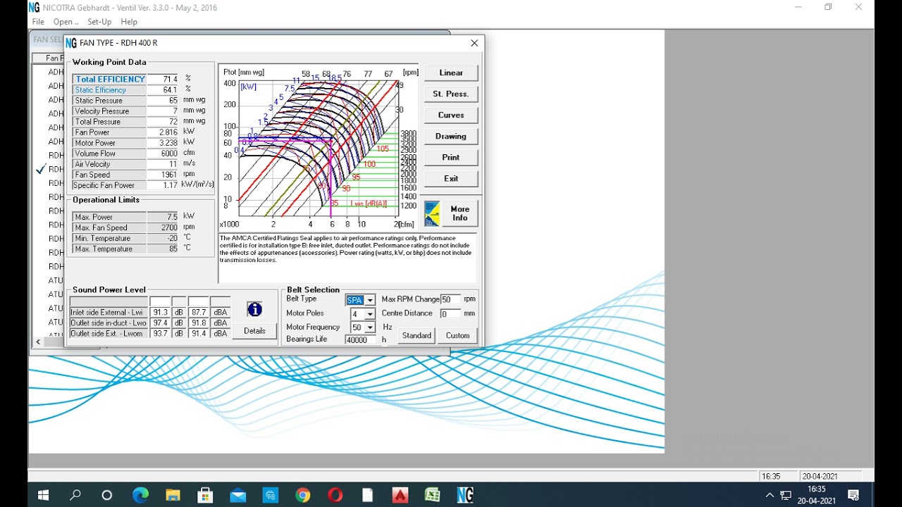 HOW TO SLECT NICOTRA  SOFTWARE FAN BDB