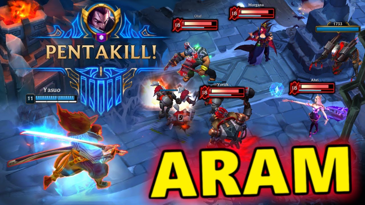 ARAM LoL Moments 2025 (Pentakill, Wombo Combo, Highlights, 1v5, Outplays) #388