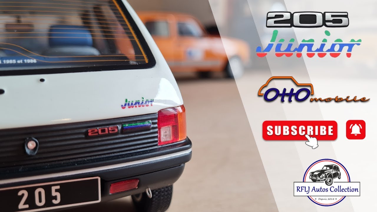 La Peugeot 205 Junior au 1/18éme