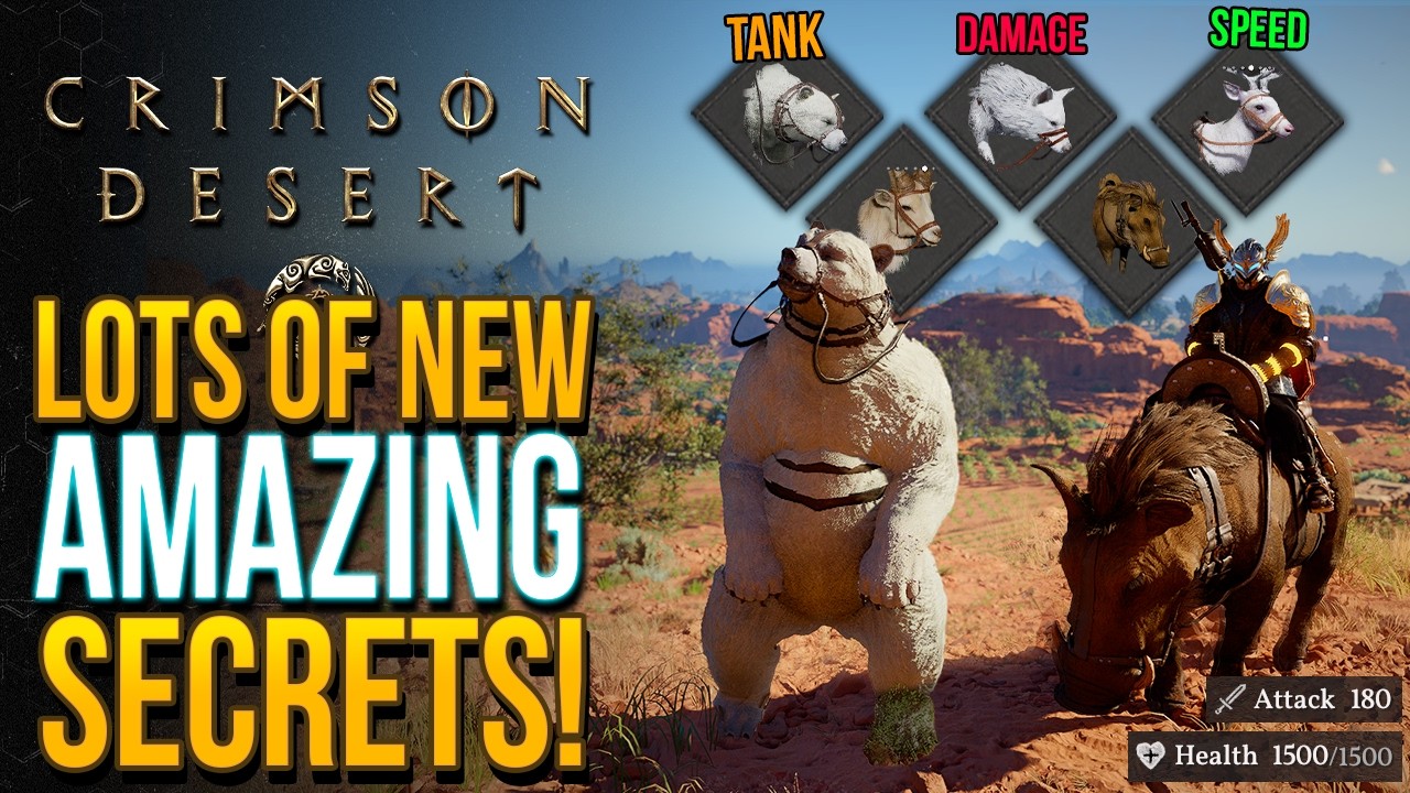 Crimson Desert - How To Unlock All New BOSS Legendary Mounts