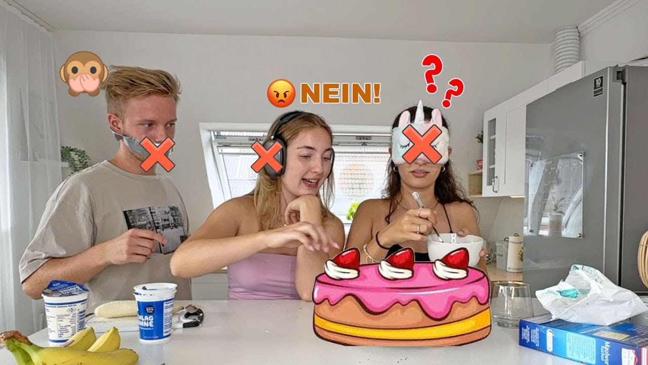 BLIND, TAUB, STUMM Kuchen Backen Challenge🎂