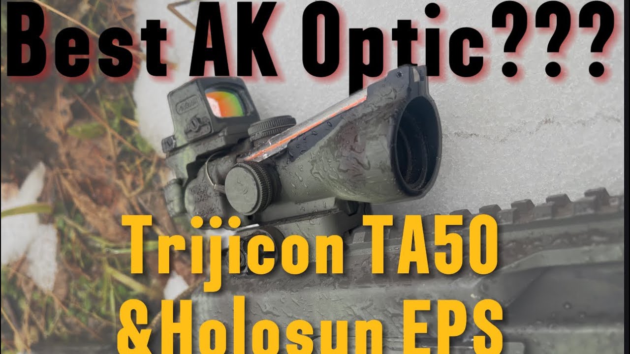 Лучшая оптическая система GPR для АК-47? Обзор комплекта Trijicon TA50 ACOG/Holosun EPS.