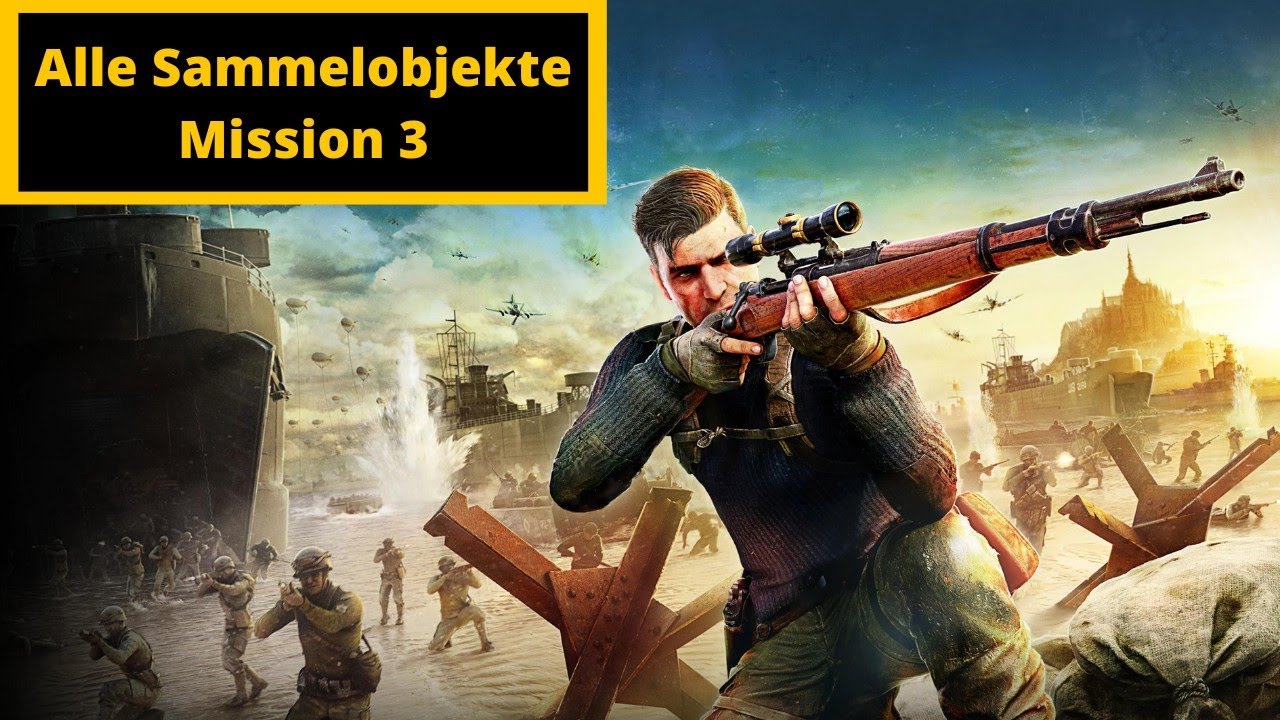 Sniper Elite 5 Mission 3 Alle Sammelobjekte - Spionageschule - Trophäen/Achievement Guide