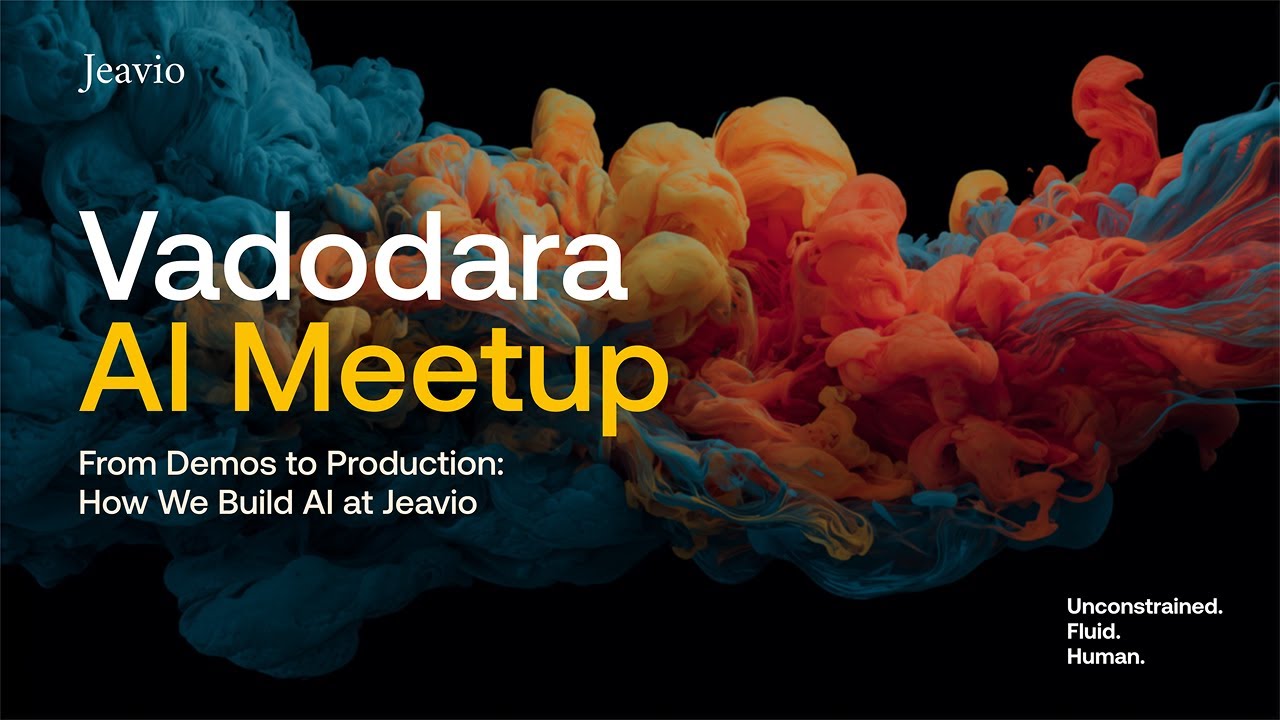 From Demos to Production: What It Really Takes to Build AI Systems | Vadodara AI Meetup by Jeavio