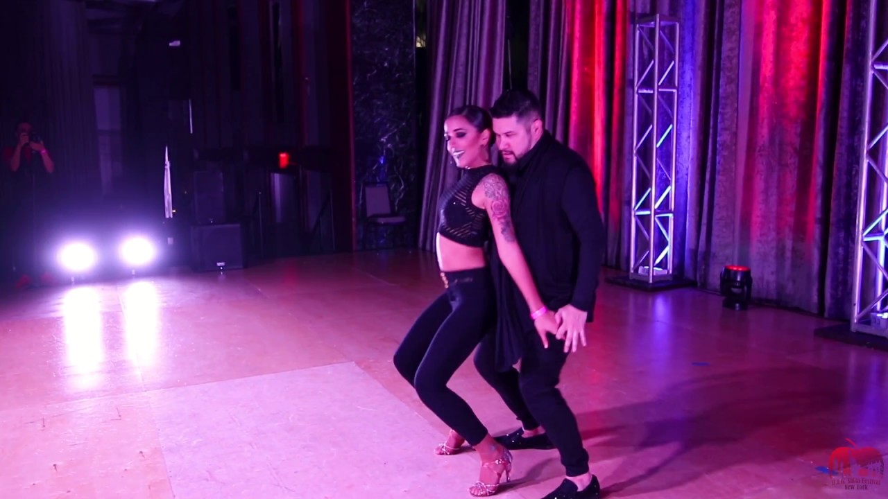 Brian Gomez and Vanessa Lopes at the 2018 BIG Salsa Festival NY