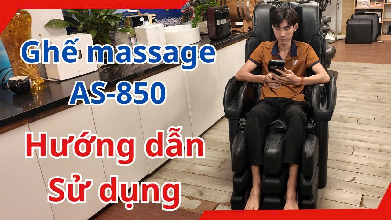 Hướng Dẫn Sử Dụng Ghế Massage Nội Địa Nhật Fujiiryoki AS850 Chi Tiết Nhất _ NGỌC JAPAN | 0974945555