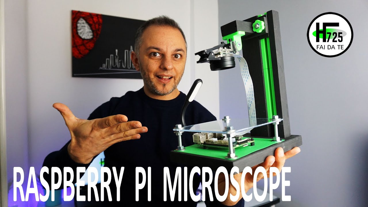 Raspberry pi microscopio digitale - digital microscope