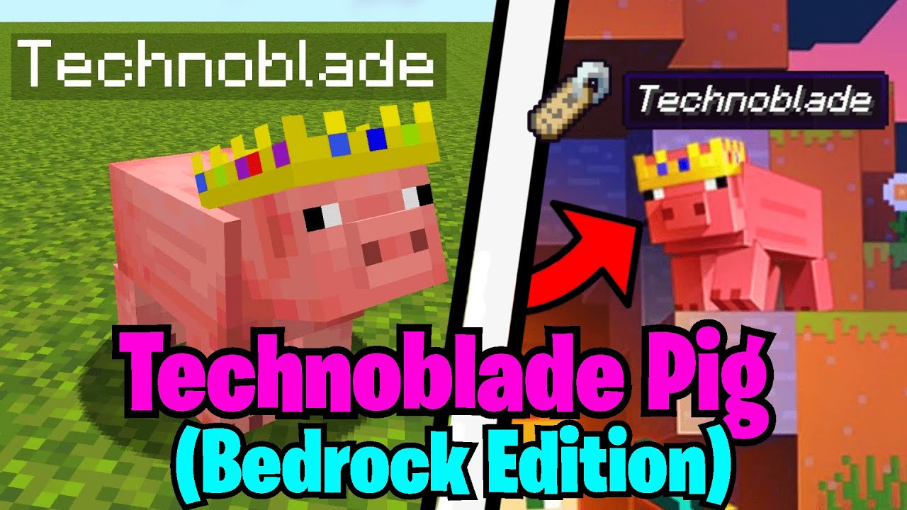 Как получить ТЕХНОБЛЕЙД СВИНЬЮ в Minecraft прямо сейчас! (Bedrock Edition)