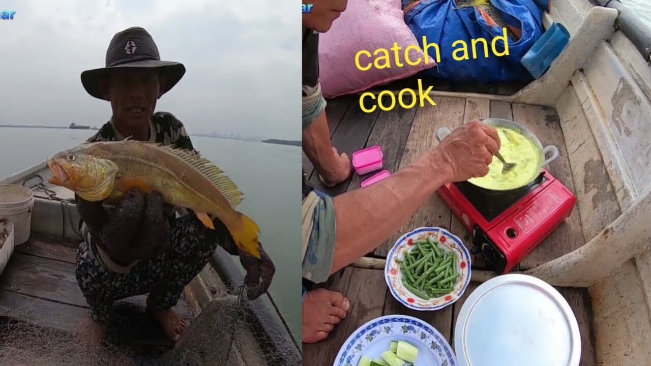mencari ikan gelama pisang(catch and cook) ep. 119