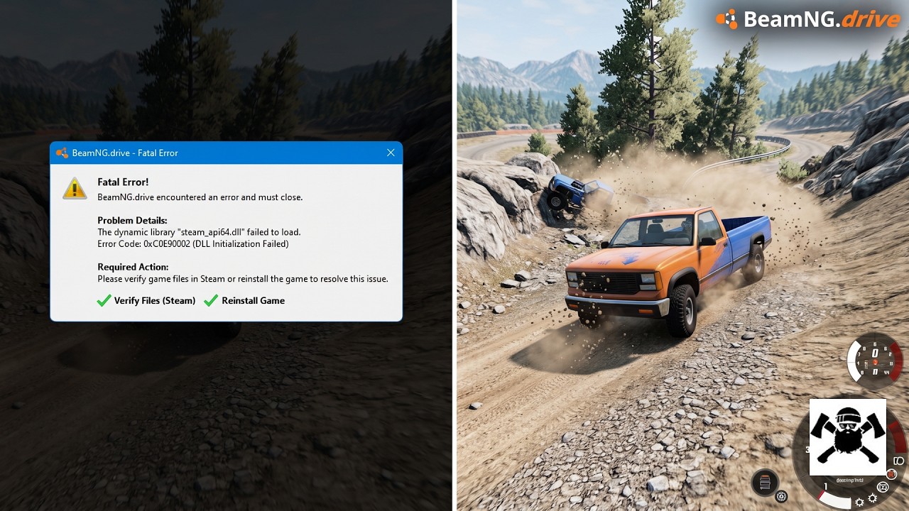 How to Fix Steam_Api64.Dll Error 0Xc0E90002 In Beamng.Drive ✅
