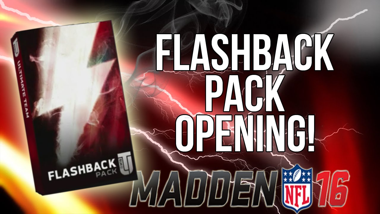 Madden 16 Ultimate Team :: FlashBack Pack Opening!!! ::-XBOX ONE Madden 16 Ultimate Team