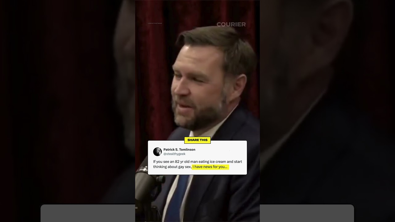 Джей Ди Вэнс рассказал Джо Рогану, что Джо Байден ест мороженое &laquo;двусмысленным&raquo; образом.
