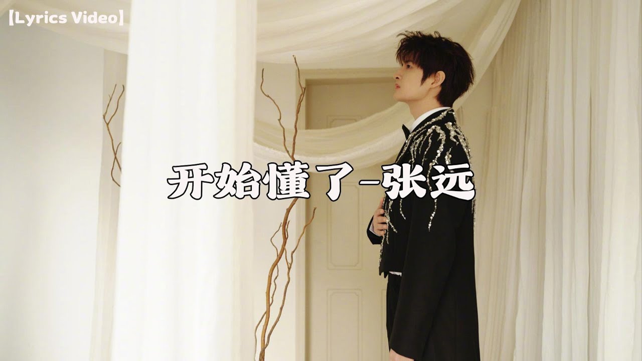 开始懂了 - 张远【Lyrics Video】